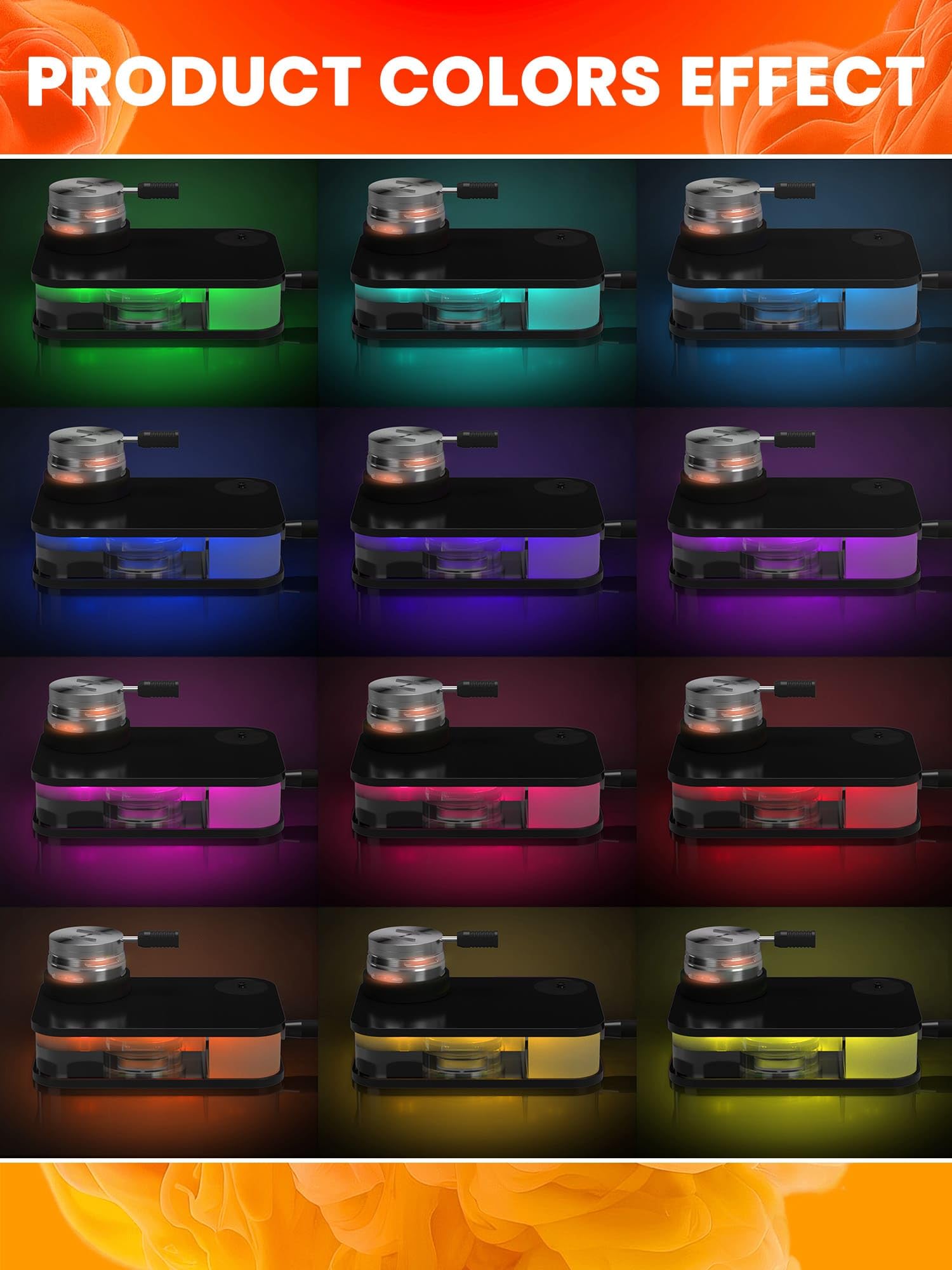 M. ROSENFELD Portable Hookah Set with Case - High Quality Small White Hookah for Travel, Flat Box with Stand and Charcoal Cover